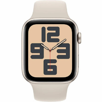 Apple Watch SE 40mm Starlight Aluminum Case with S/M Starlight Sport Band 2023 MR9U3LLA