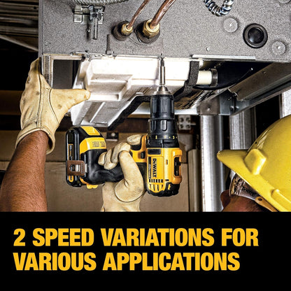 DEWALT 20V MAX Cordless 7 Tool Combo Kit with (2) 20V 2.0Ah Batteries and Charger