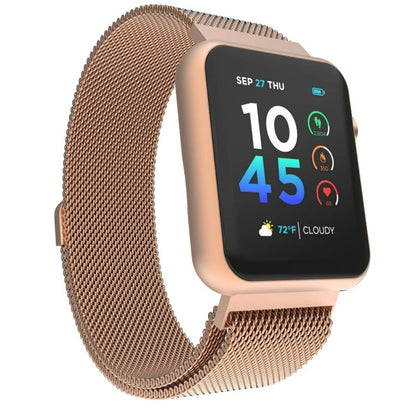iTouch Cellular 41mm Rose Gold Mesh Case with Rose Gold Strap Band TA4M02-C29