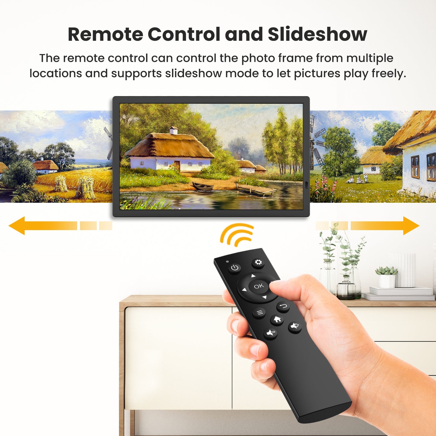 Proscan Elite 21.5” Wi-Fi Digital Picture Frame 32 GB Memory PEDPF2156