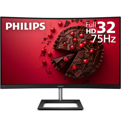 Philips E-Line 322E1C 32" LED Curved FHD FreeSync Monitor 1080p 16:9 4ms 75Hz (DisplayPort, HDMI, VGA) Black