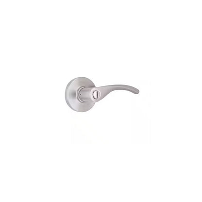 Primrose Satin Nickel Privacy Bed/Bath Door Handle LS9X2GSJYYC