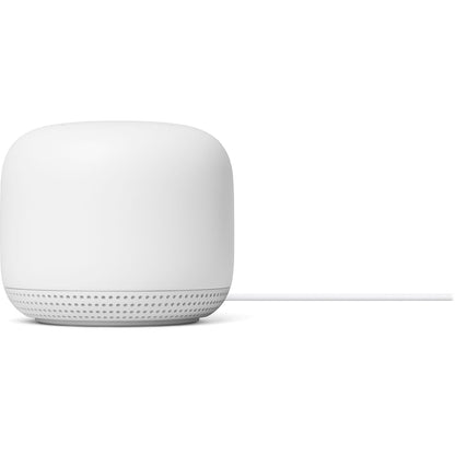 Nest Wi-fi - Add On Point with Google Assistant - Snow GA00667-US