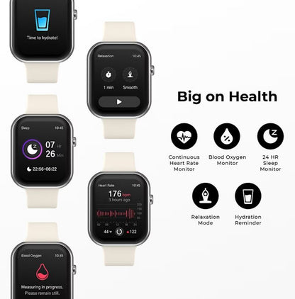 iTouch Air 5 Smartwatch Silver Blue TA5L08-B05 - Latest 2026 Model