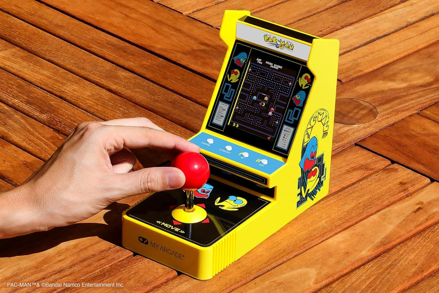 Joystick Player Pac-Man Portable Retro Arcade DGUNL-7073