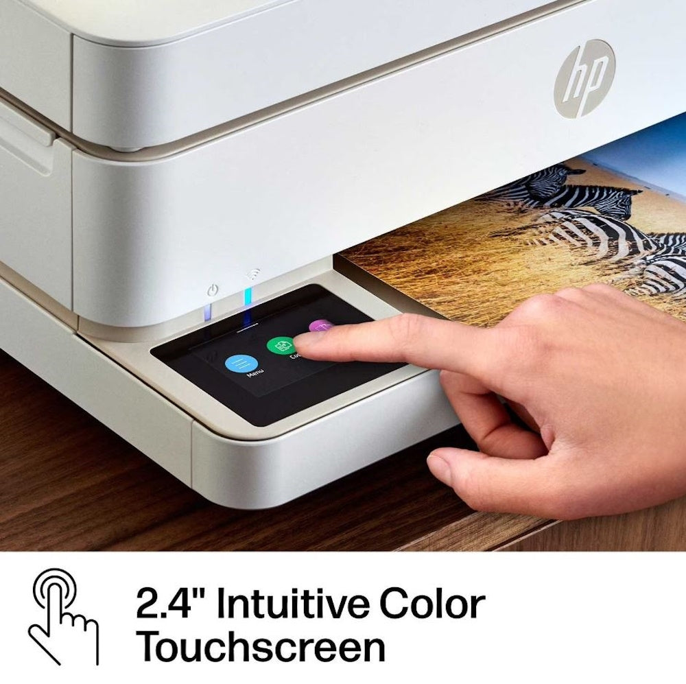 HP Envy 6558E Wireless All-in-One Color Photo Inkjet Printer White 714N8A#1H3