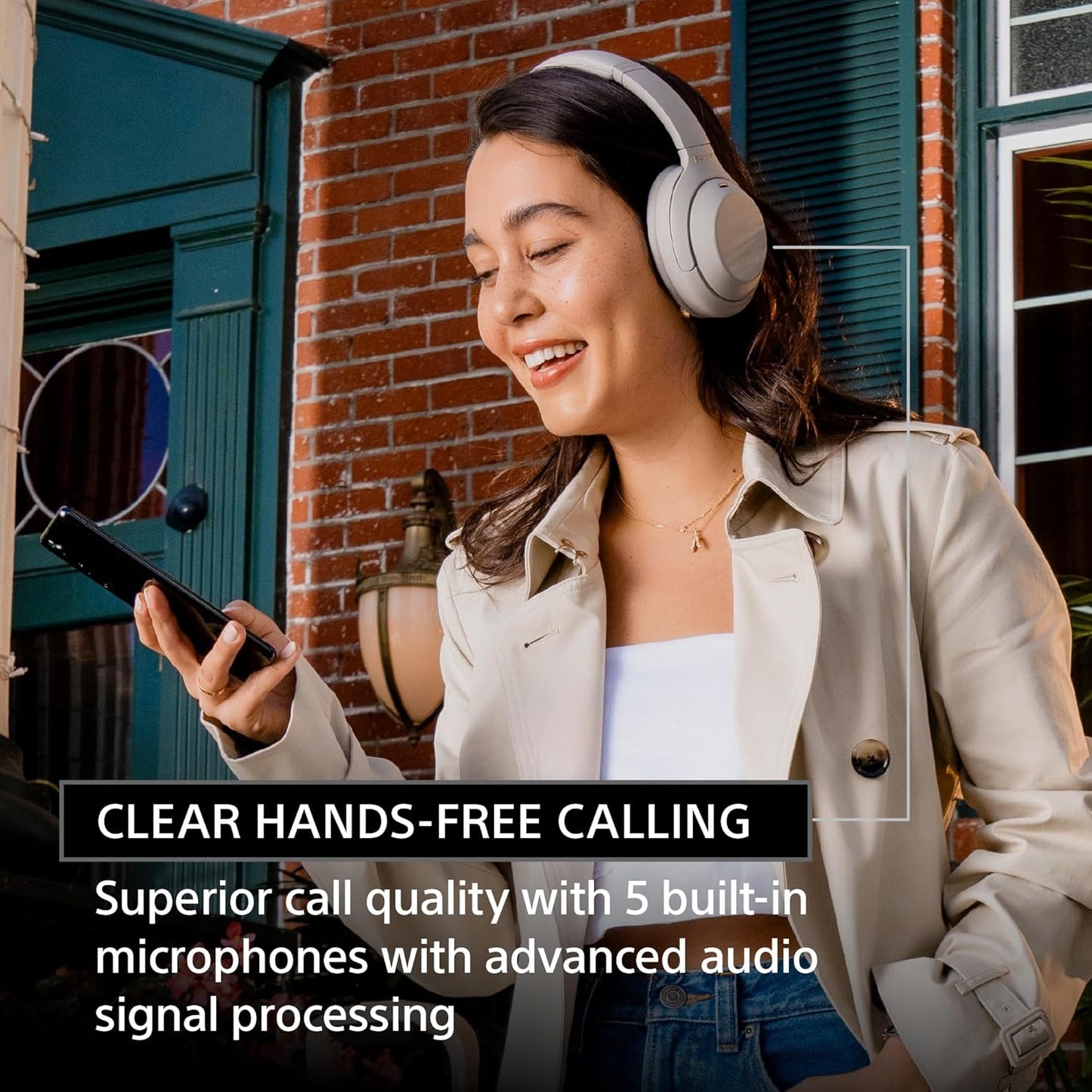 Sony WH-1000XM4 Wireless Premium Noise Canceling Overhead Headphones with Mic Black