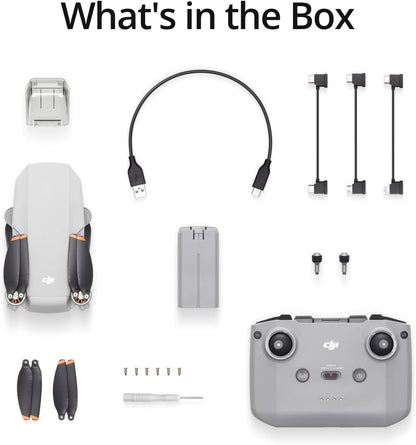 DJI Mini 2 – Ultralight and Foldable Drone Quadcopter, 3-Axis Gimbal with 4K Camera, 12MP Photo, 31 Mins Flight Time