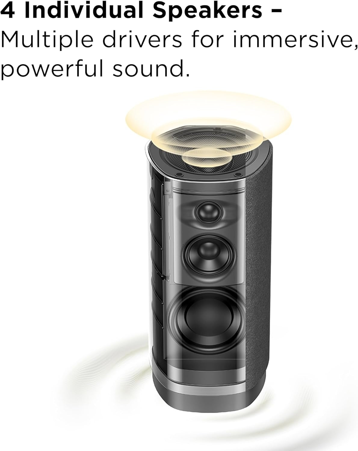 TCL Z100 Wireless Home Theater Speaker with Dolby Atmos FlexConnect Technology Black