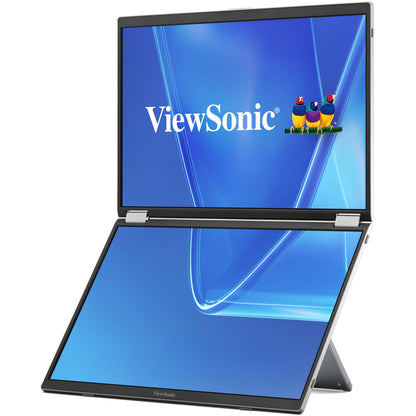 ViewSonic VG1457 14" 1920 x 1200 60 Hz Foldable IPS WUXGA Dual-Screen Portable Monitor