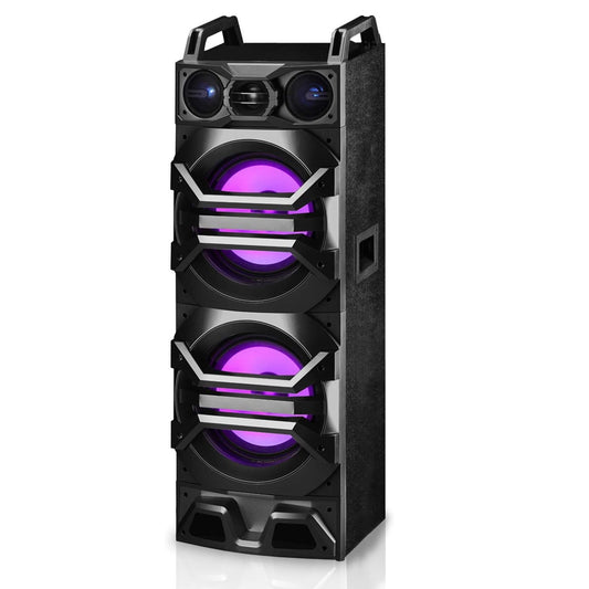 Technical Pro Dual 10" Passive DJ/Party Speaker w/LED Lights + Titanium Tweeter BS10PASSIVE