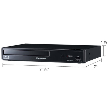 Panasonic Blu Ray DVD Player with Full HD Picture Quality and Hi-Res Dolby Digital Sound, DMP-BD90P-K, Black