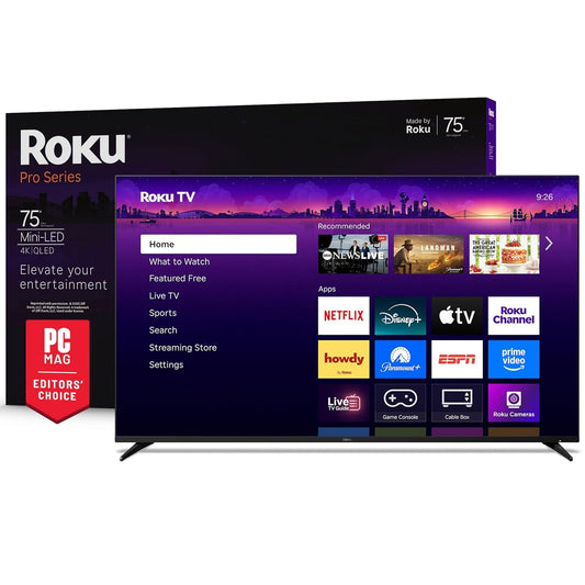 Roku 75" Class Pro Series 4K QLED Mini-LED Smart RokuTV 75R8C5