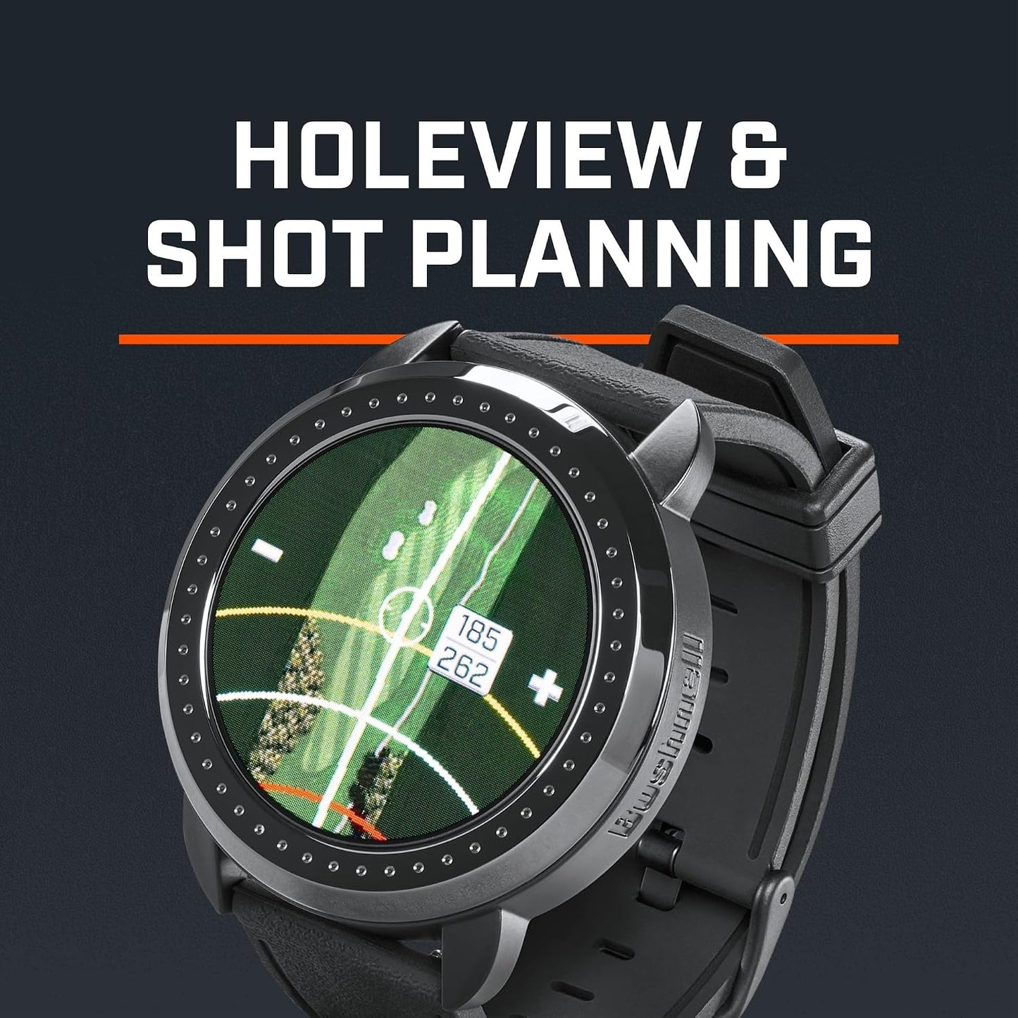Bushnell - iON Elite 35.5mm Smart GPS Golf Watch - Black