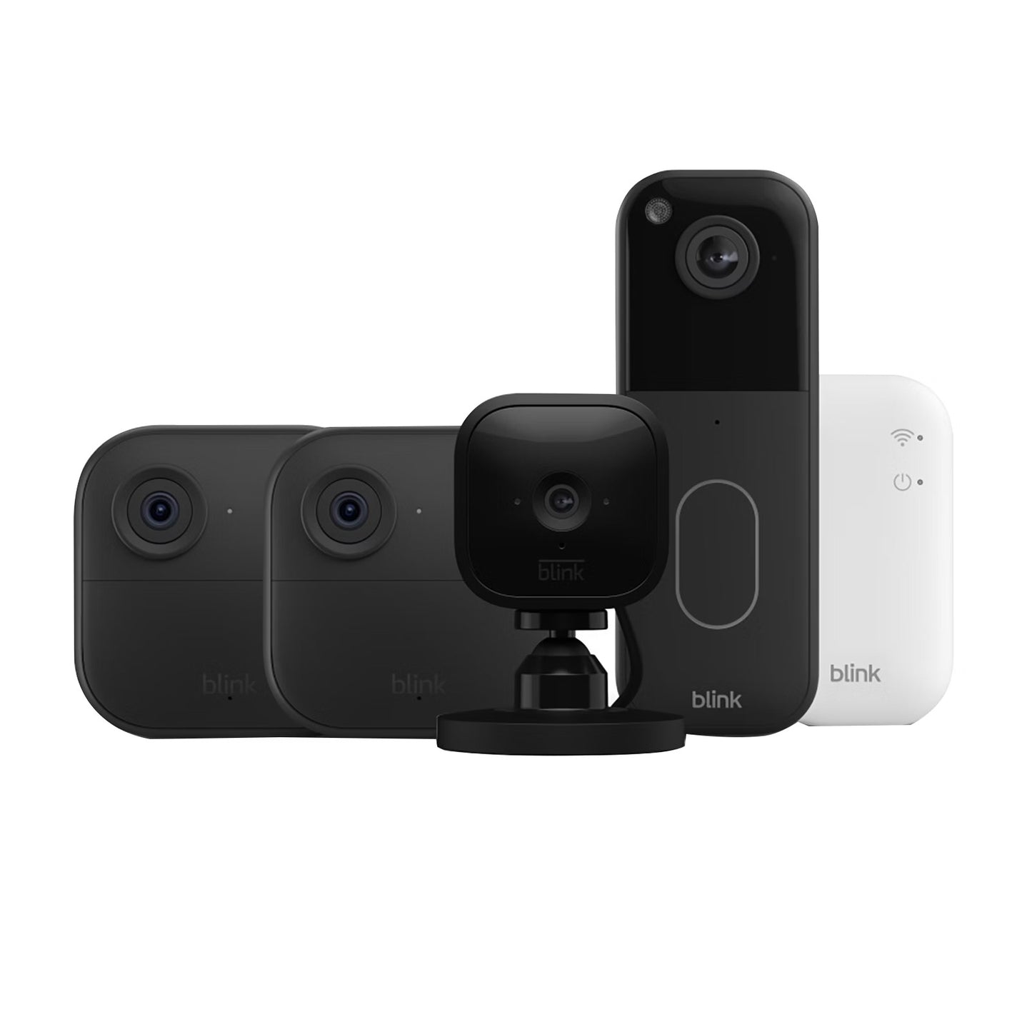 Blink 2 Pack Outdoor 4 Camera with Mini Camera & Video Doorbell (2nd Generation) BJSWHLHM3