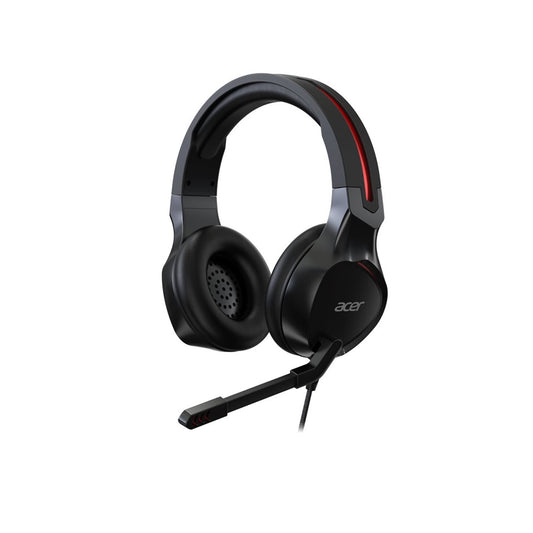 Acer Nitro Gaming Headset with Flexible Omnidirectional Mic, Adjustable Headband, Black NP.HDS1A.008