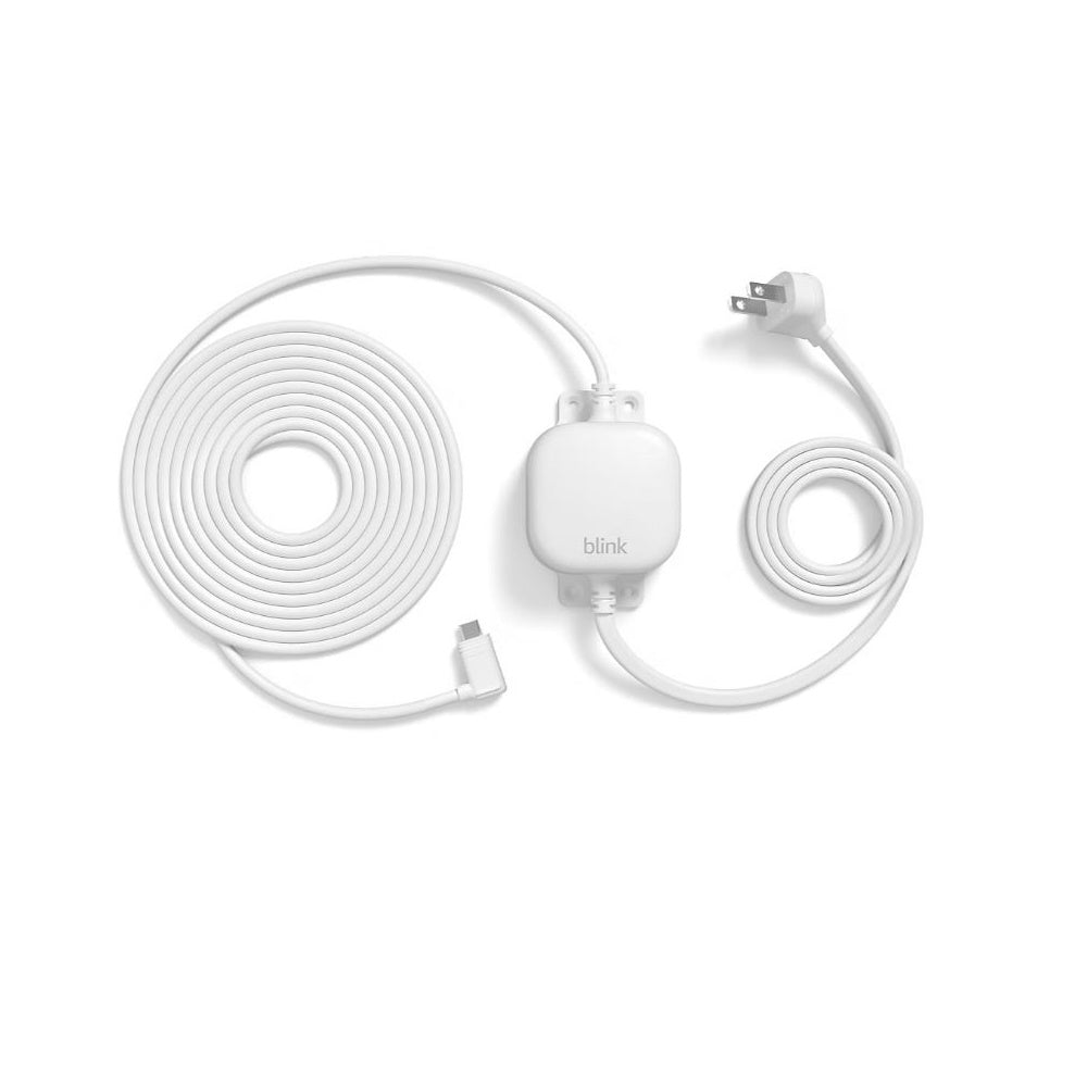 Blink 2pk Outdoor Camera with Mini 2 Camera, Weather Resistant 13' Power Adapter