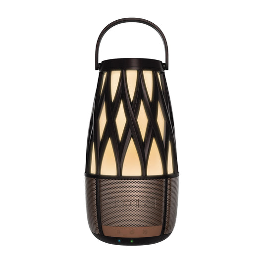 ION Audio Tahiti Link Speaker Solar Lantern-Style Outdoor Bluetooth Speaker ISP136BZ