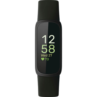 Fitbit Inspire 3 Health and Fitness Tracker Bundle Midnight Zen/Black FB424BKBK-BNDL