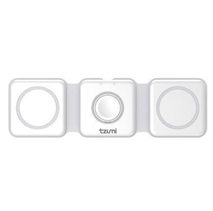 Tzumi 3-in-1 Charge Station | Universal Device Docking Hub, Fast charging capability, Compact size: Lightweight and portable
