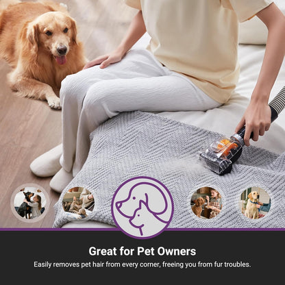 Eureka MaxSwivel Pro NEU350 – Upright Vacuum with Pet Tool & Wide Swivel, Yellow