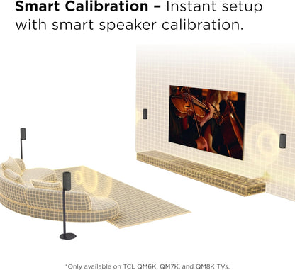 TCL Z100 Wireless Home Theater Speaker with Dolby Atmos FlexConnect Technology Black