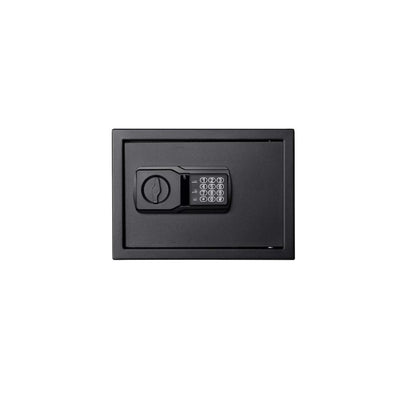 Fortress Medium Personal Pry Resistant Solid Steel Safe with Electronic Lock, Interior LED light, Backup key - 44E20