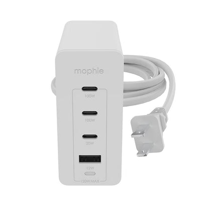 Mophie 3 Pc. Speedport 120 Travel Charging Bundle White CHG-WALL-PD-HUB-120W