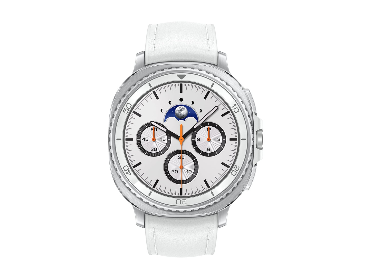 Samsung Galaxy Watch 8 46mm Classic Stainless Steel Smartwatch LTE White (2025)