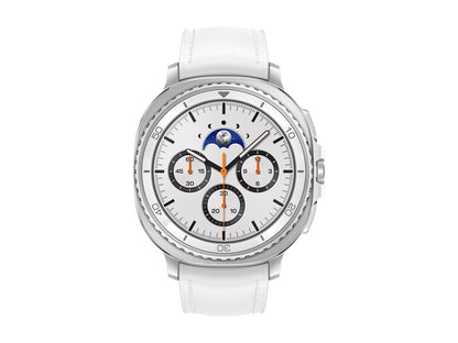 Samsung Galaxy Watch 8 46mm Classic Stainless Steel Smartwatch LTE White (2025)