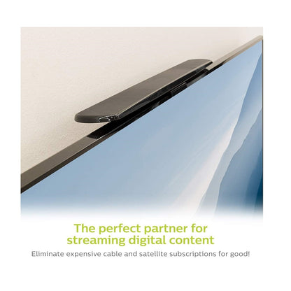 Philips Indoor Amplified HDTV Antenna, Long Range, VHF UHF 1080P 4K, SDV7219N/27