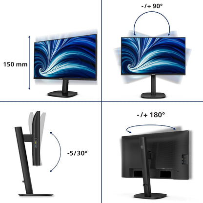 PHILIPS 24B2N3200J 24" Monitor IPS Full HD 1920 x 1080, 4 ms, 120 Hz