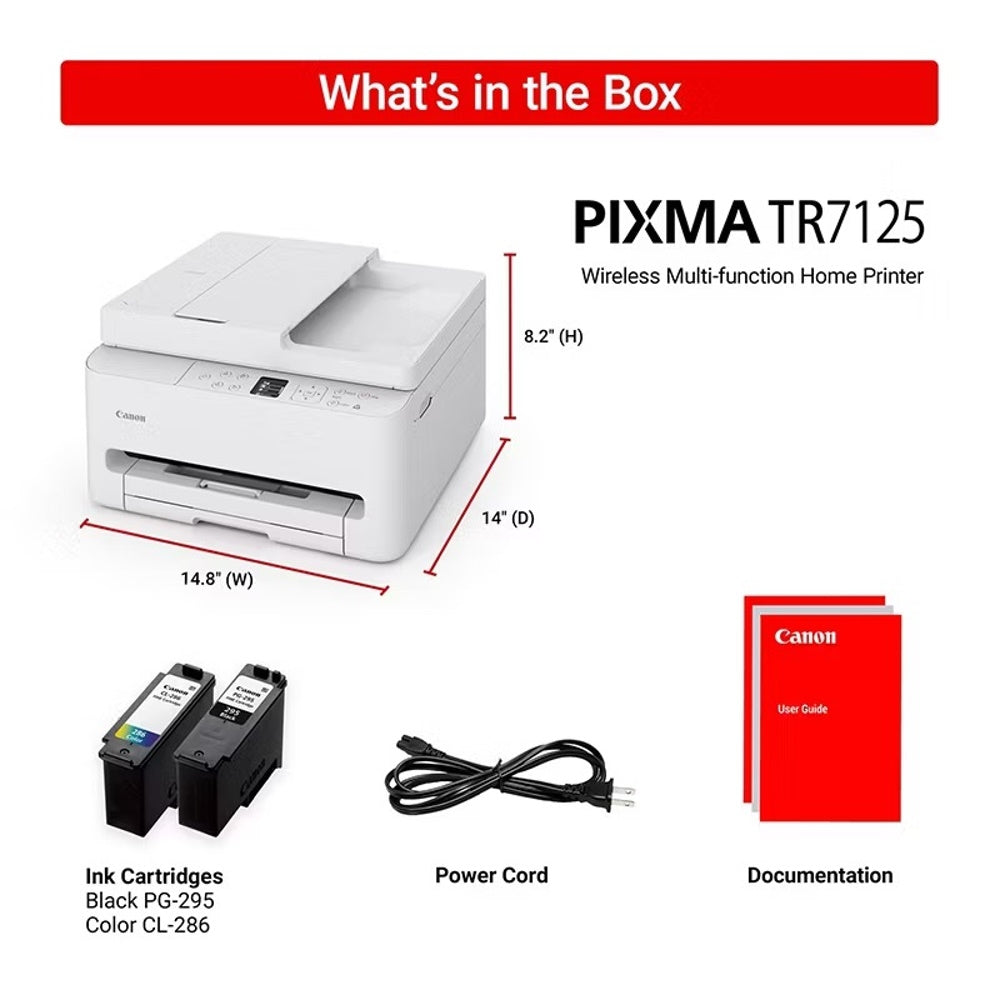 Canon PIXMA TR7125 Wireless Multi-function Home Printer 7178C024
