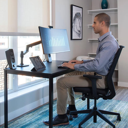 Ergotron LX Desk Mount Monitor Arm Matte Black 45-241-224