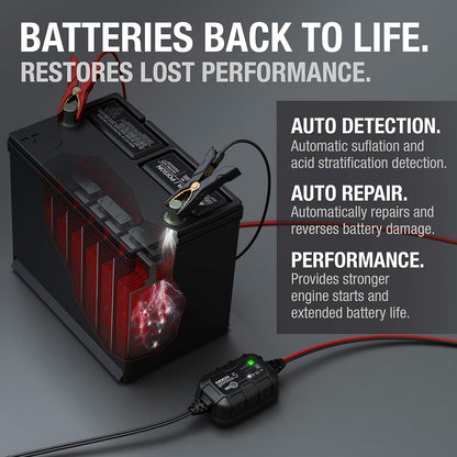 NOCO GENIUS5 5A 6/12V Smart Battery Charger, Trickle Charger & Maintainer