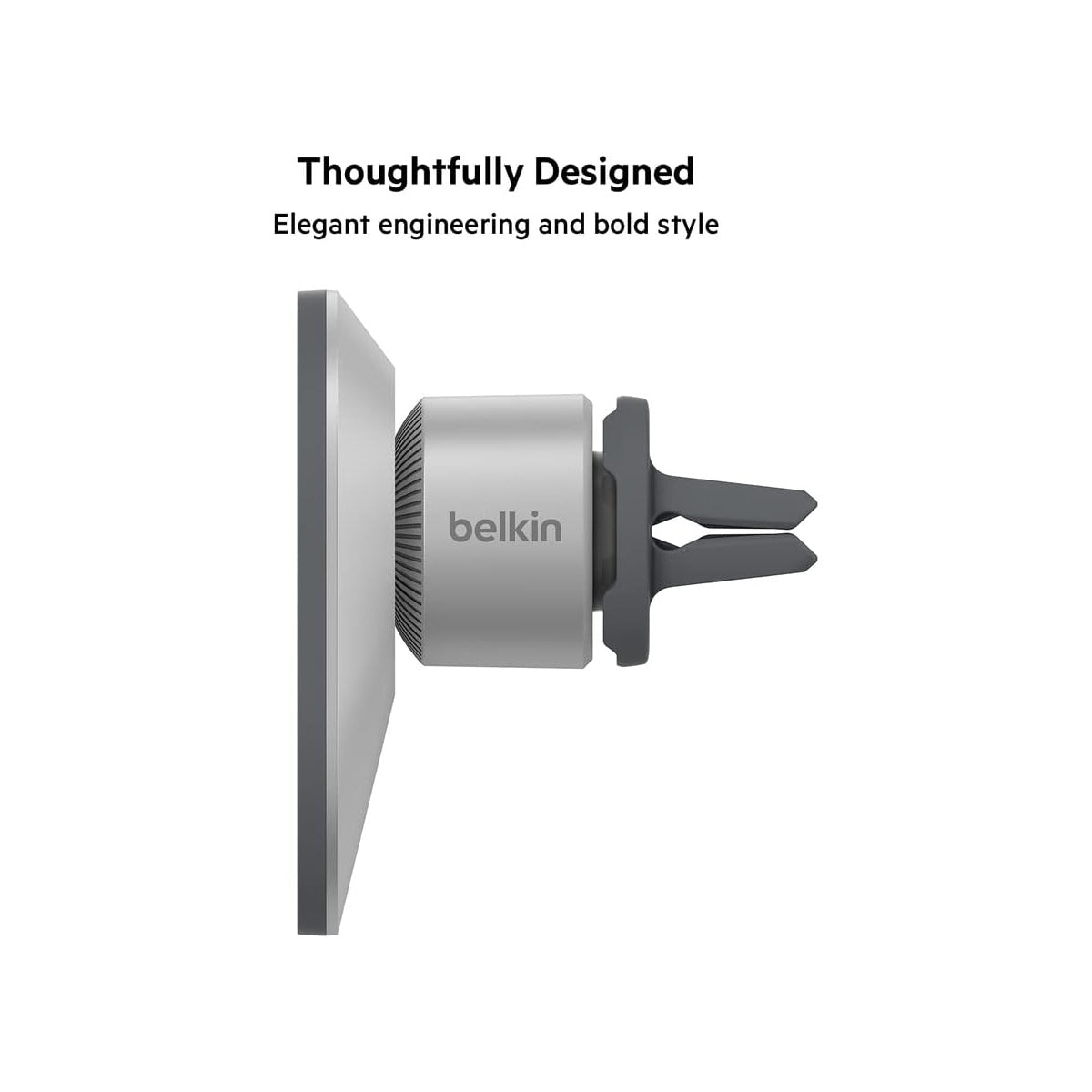 Belkin MagSafe Compatible Car Phone Magnetic Mount, Air Vent Phone Holder for iPhone 14,13,12,11 Series WIC003BTGR