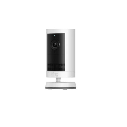 Ring Outdoor Cam Plus, Battery with 2K Video and Ring Vision, Low-Light Sight, and Mount-Anywhere Versatility White