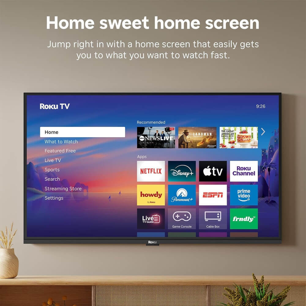 Roku - 32" Class Select Series Full HD (1080p) LED Smart RokuTV (2026) 32R3E5
