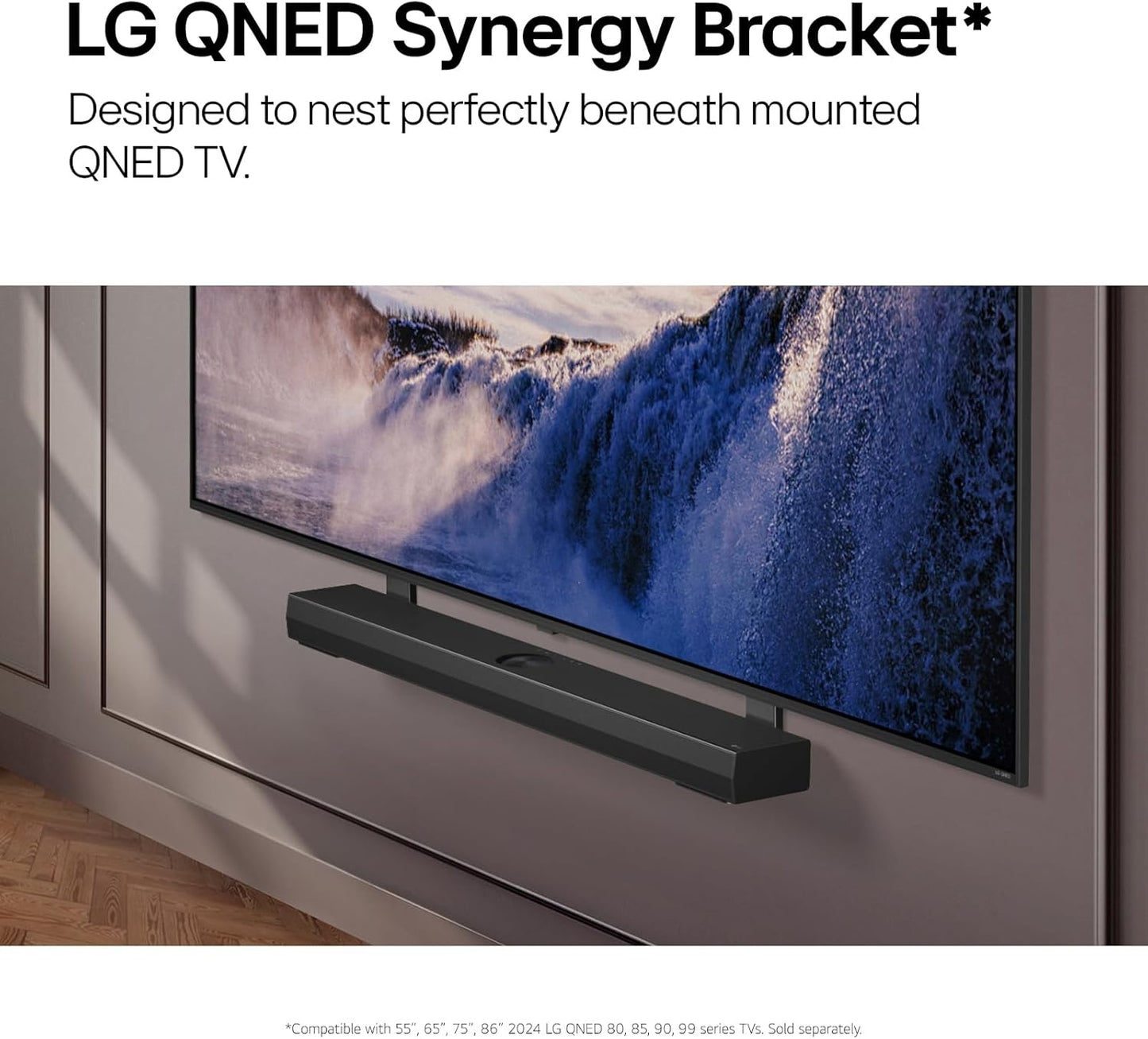 LG S70TY 3.1.1-Ch QNED TV Matching Soundbar, Dolby Atmos, Wireless Subwoofer