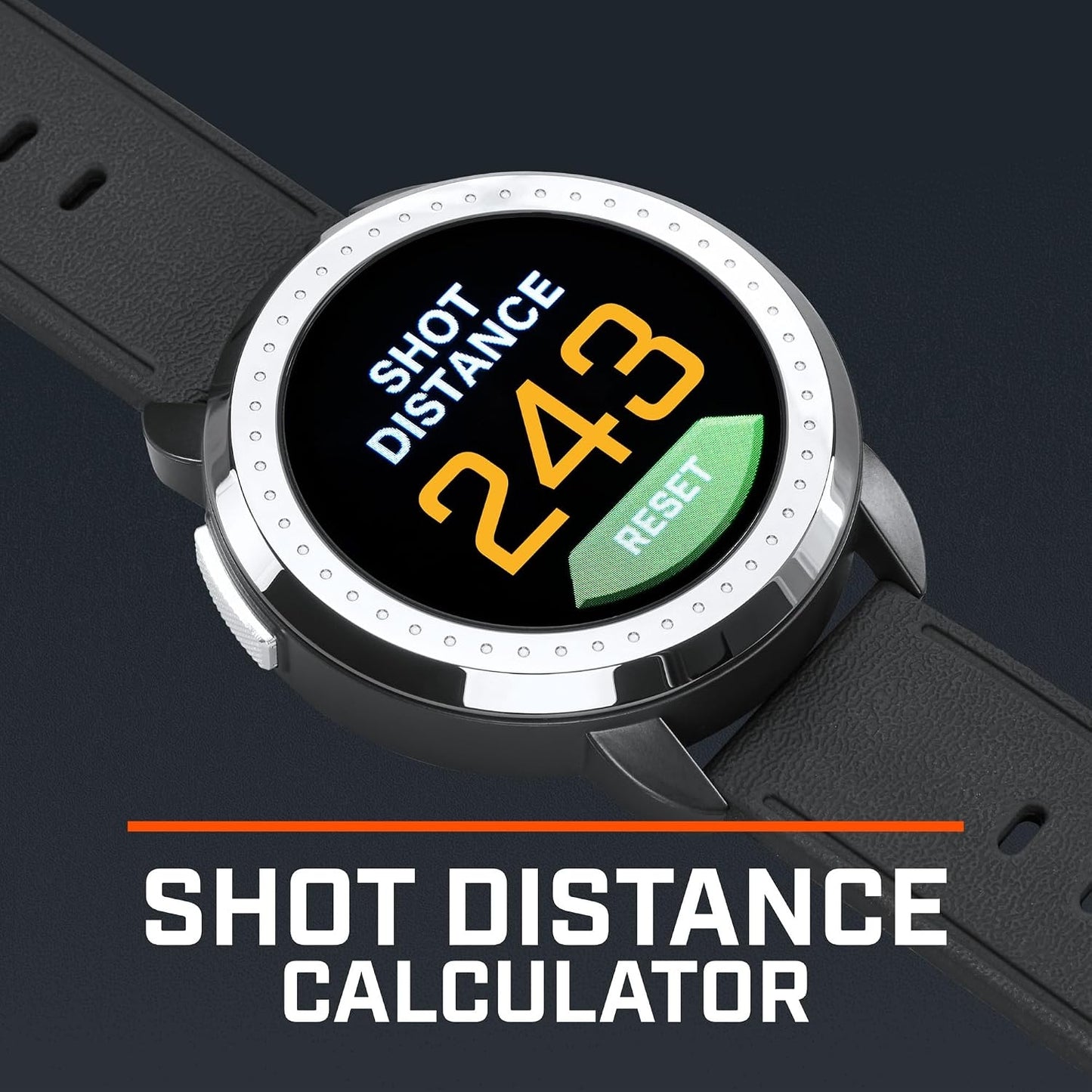 Bushnell - iON Elite 35.5mm Smart GPS Golf Watch - Black