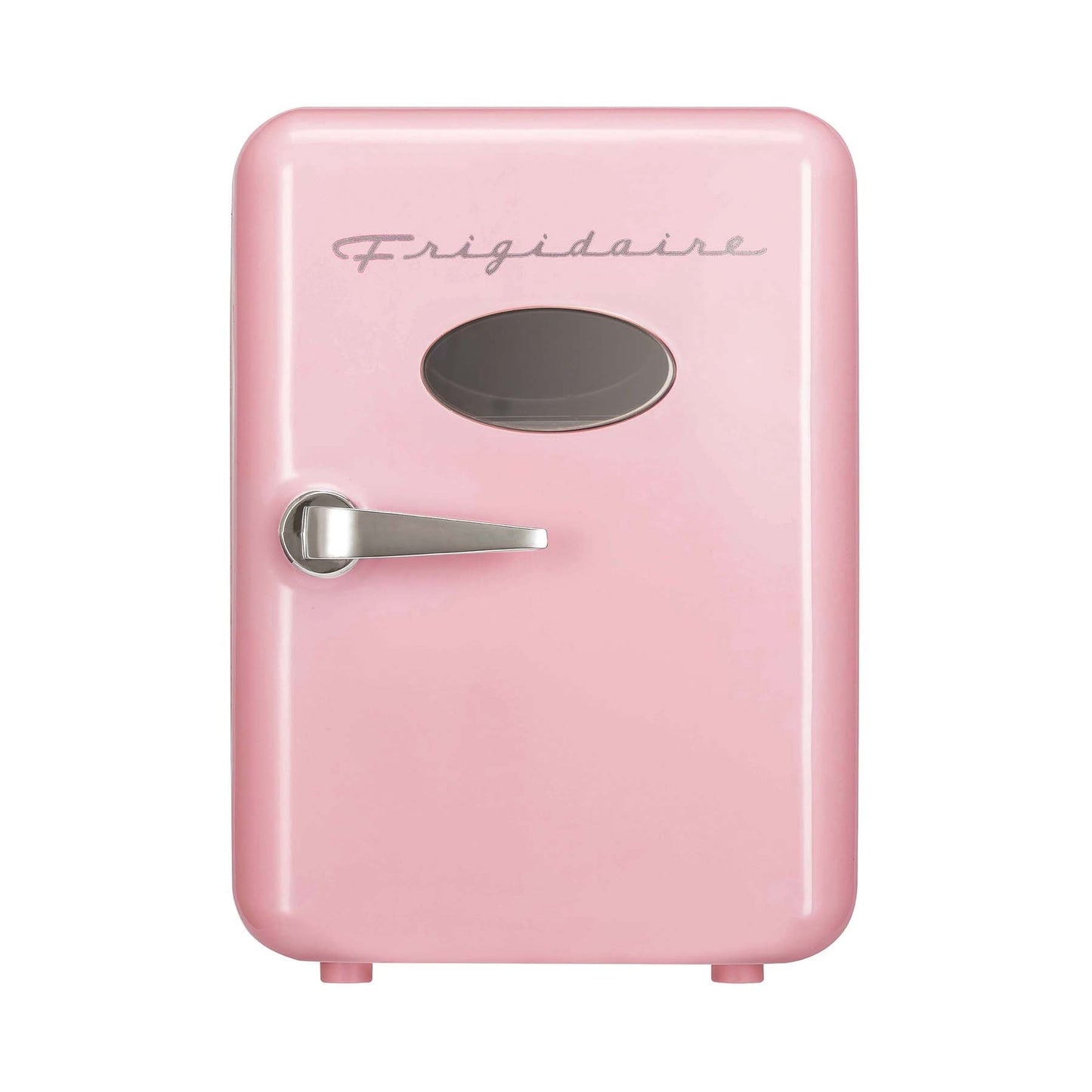 Frigidaire EFMIS137-PINK Portable Retro 6-can Mini Fridge Pink