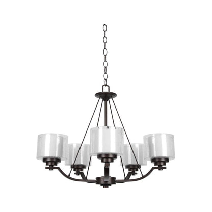 Sunset Lighting Sunset 5-Light Abbot Chandelier 100W Provincial Bronze - F17005-64