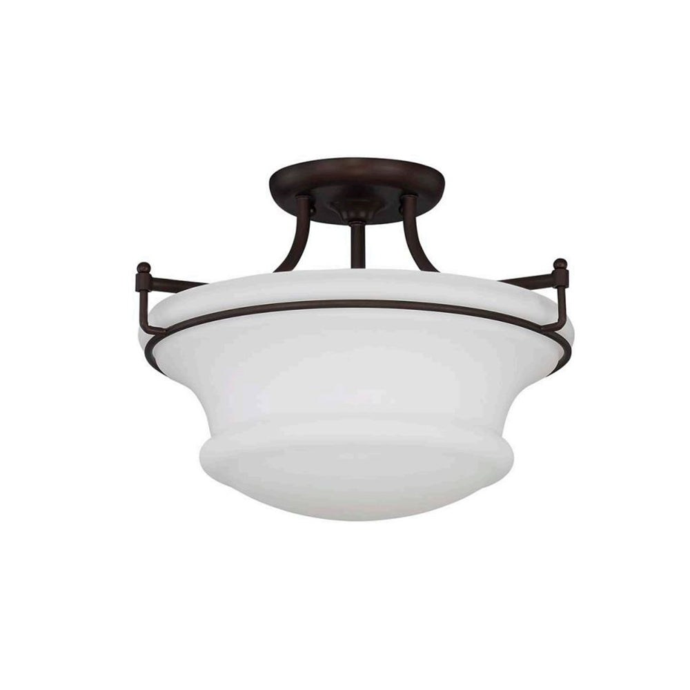 Sunset Valare 3-Light 100W MB Semi-Flush Provincial Bronze F23008-64