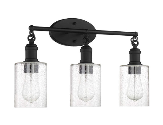 Sunset Lighting 3-Light 100W Sunset Vanity, Black -  F6873-31