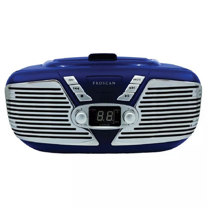 Proscan Retro-Style CD/Radio Boom Box, Blue PRCD211-BLUE_AMZ
