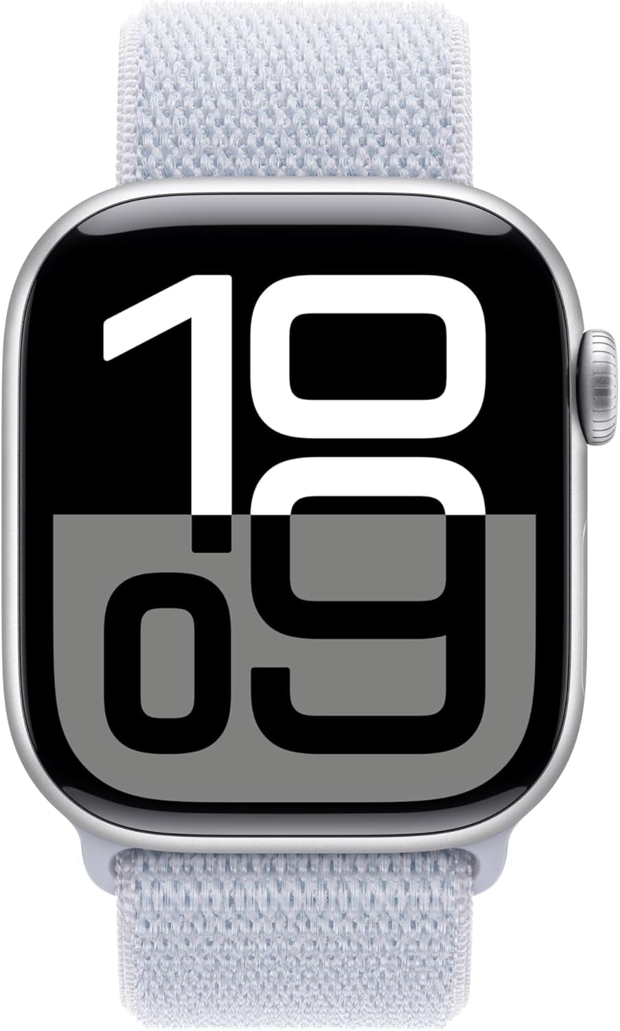 Apple Watch Series 10 42mm Aluminum Case Blue Cloud Sport Loop Silver MWWD3LW/A