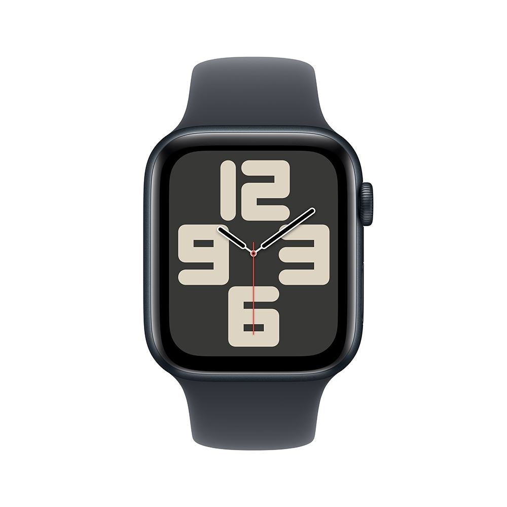 Apple Watch SE 2nd Gen GPS 44mm Aluminum Case Midnight Sport Band M/L MXEK3LL/A