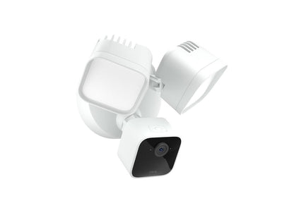 Blink Outdoor Wired 1080p Security Camera with Floodlight - White B0B5VLCL1N