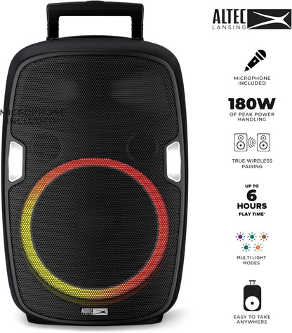 Altec Lansing SoundRover Wireless Tailgate Speaker Black IMT7002