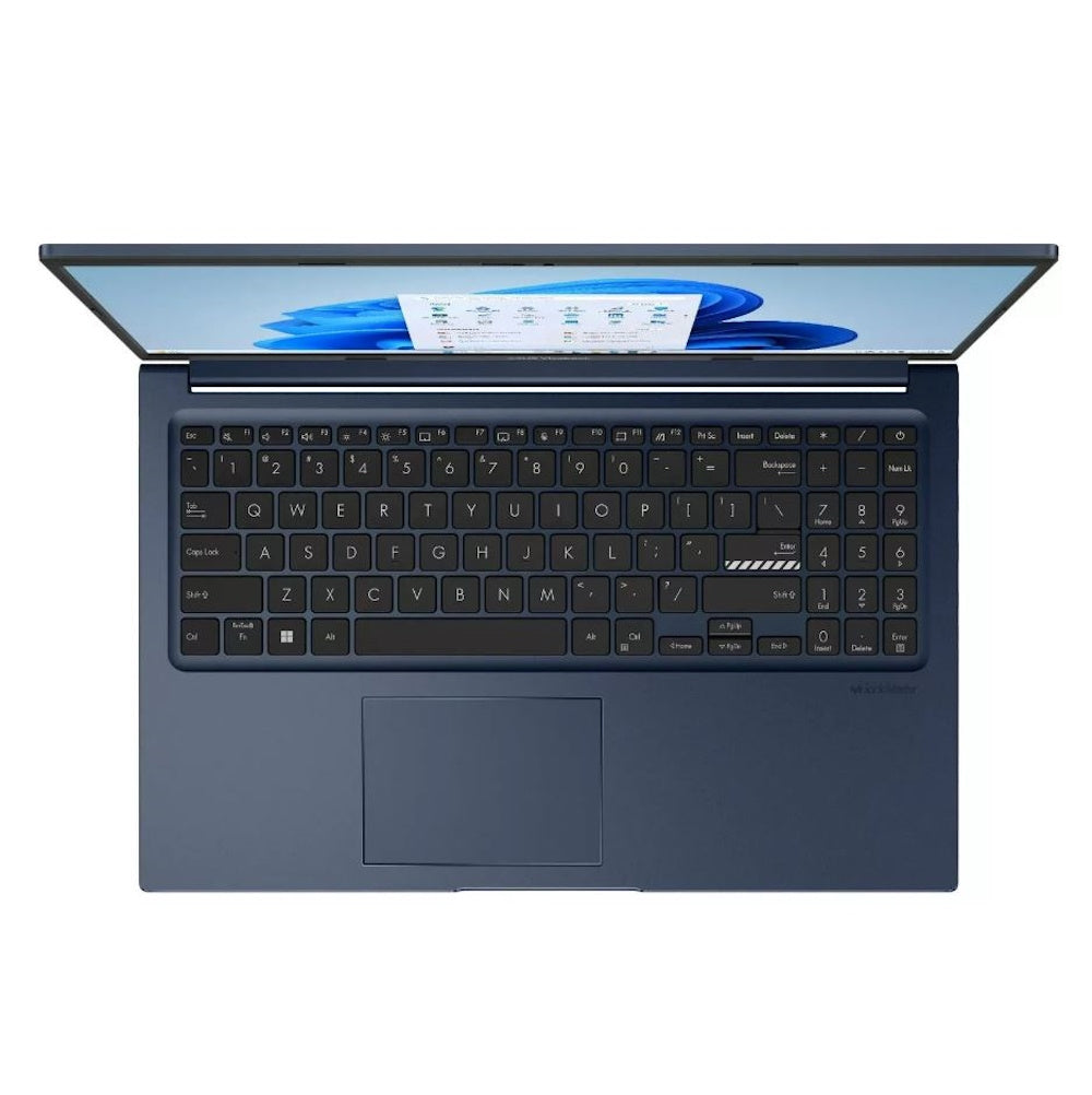 Asus VivoBook 15.6" Laptop, Intel Core i5-1235U, 8GB/256GB SSD Win 11 Home Blue F1504ZA-WH52